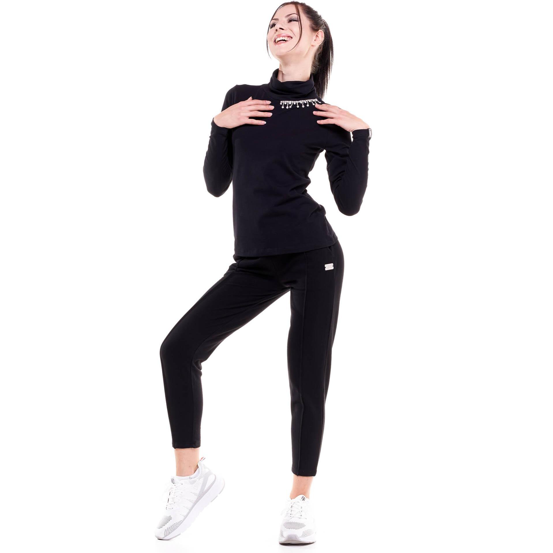 Camiseta mujer Greysongrey cuello alto y manga larga