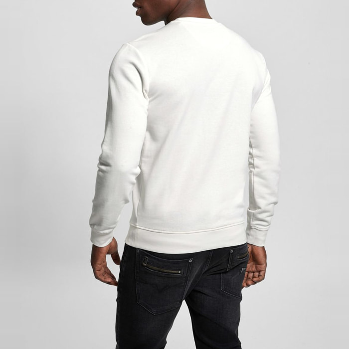 Sweat - broderie - logo - blanc