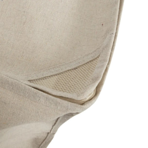 Housse de rangement "Groomy" souple beige 60x30cm
