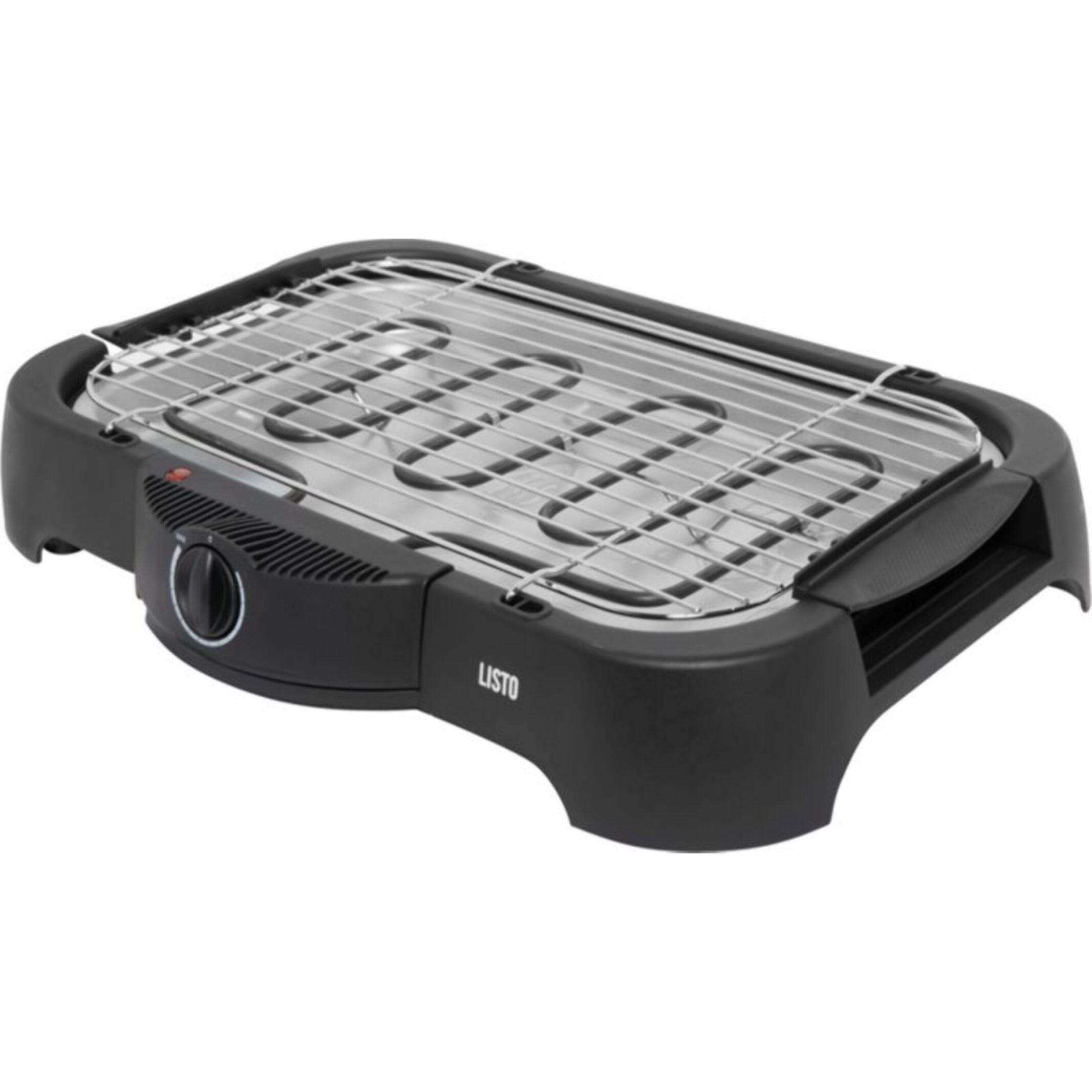 Barbecue électrique LISTO BAT L7 noir à poser, 40x24.5 cm