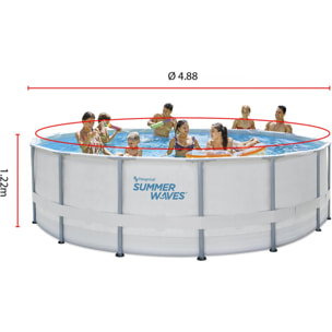 Piscine hors-sol tubulaire "Elite" - Ø 4.88 x 1.22 m