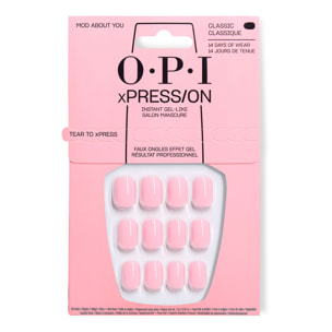 xPRESS-ON - Mod About You - Faux ongles réutilisables, effet gel - OPI