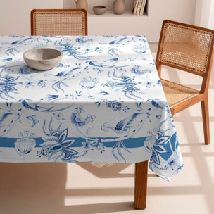 Nappe anti-taches Peacock - 100% coton -