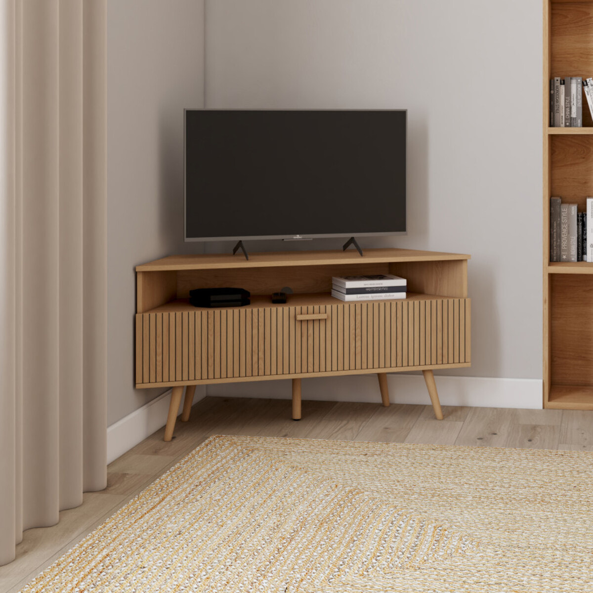 Meuble TV d'angle Faustine L110cm