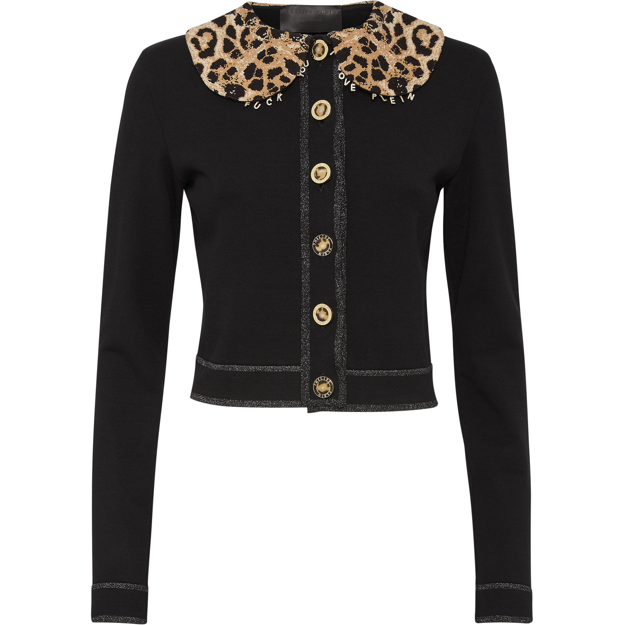PHILIPP PLEIN Cárdigan LEOPARD