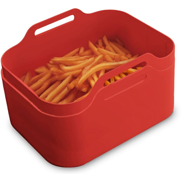 Panier silicone KITCHENCOOK rectangulaire, lot de 2