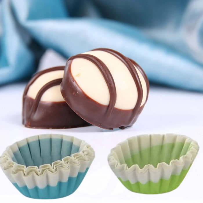 Lot de 100 barquettes alimentaires en papier 2,5 cm Zenker Smart pastry