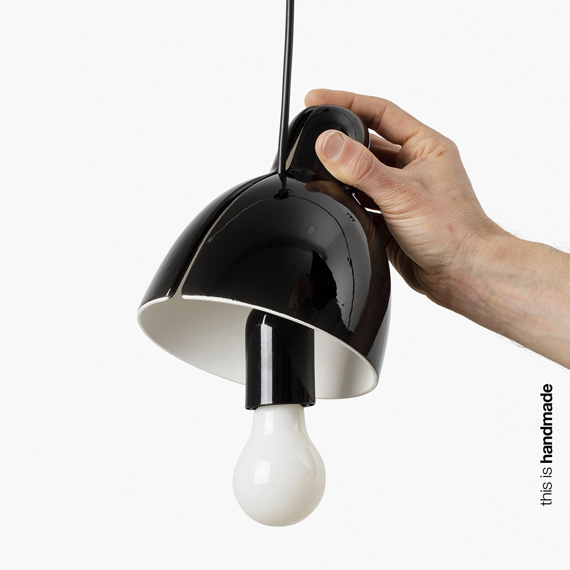 VENICE Lampe suspension noire