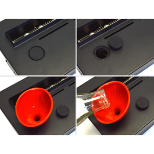 Cheminée décorative avec flamme simulée en différentes couleurs