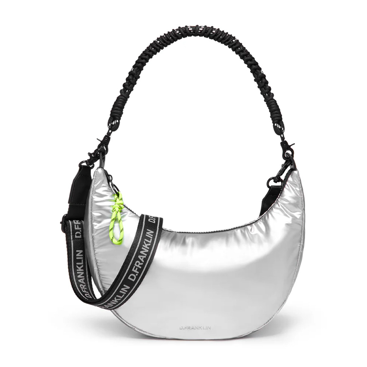 Bolso de Mujer Bomb Round Shoulder Bag en Plata D.Franklin