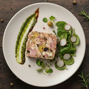 Terrine côté Bistro - Canard aux olives noires - 1kg