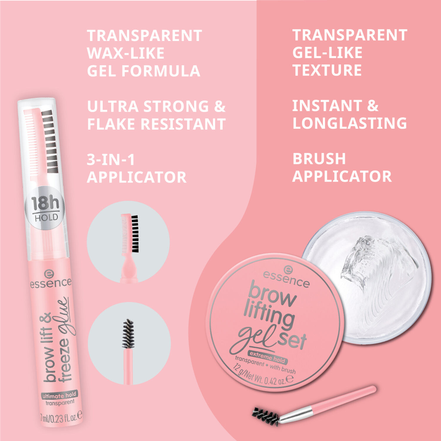 Brow Lift & Freeze Glue - Colle Sourcils Transparente Longue Tenue 7 ml