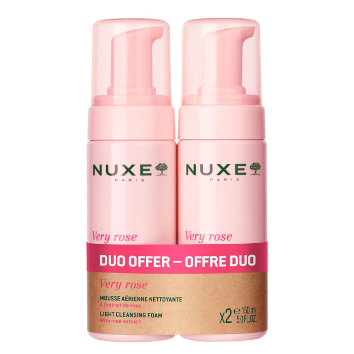 Very Rose - Duo Mousse Aérienne Nettoyante 2x150 ml