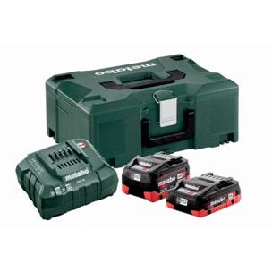 Pack énergie 18V METABO 2 Batt.: 4,0 Ah LiHD / 5,5 Ah LiHD + Charg. ASC 55 + coffret MetaBox - 685136000