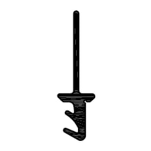 Rouleau 75m de Joint central pour coulissant S5507 KISO - feuillure 15 mm rainure 3 mm - Noir - S5507