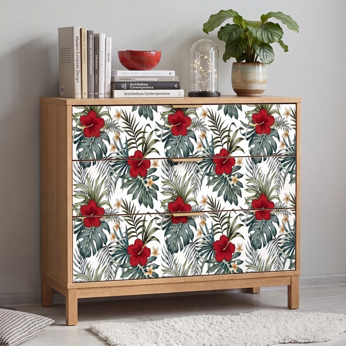 Sticker meuble tropical Machala 40 x 60 cm