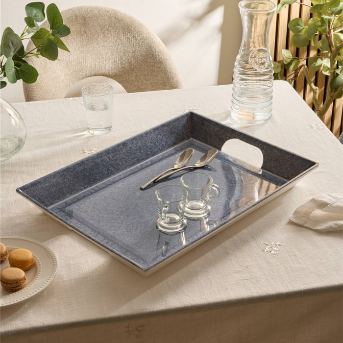 Plateau Fanny 46,4x34,2cm bleu