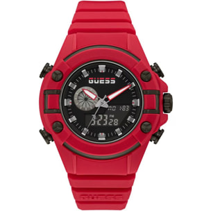 Reloj Guess GW0269G5 Hombre Analogico/digital Cuarzo con Correa de Silicona