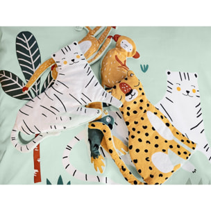 Parure de lit enfant 100% coton - JUGLE MANIA