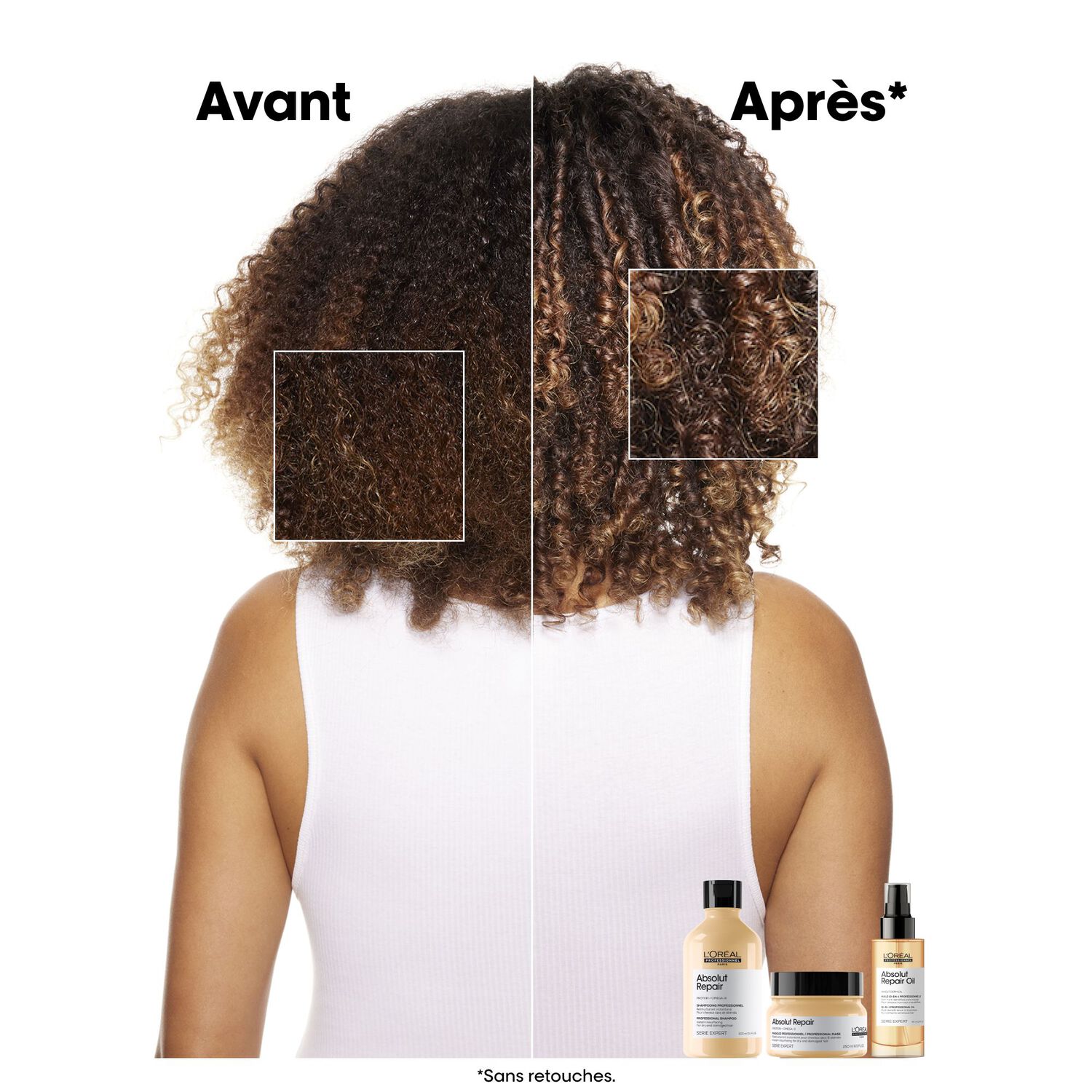 Serie Expert Absolut Repair - Coffret Shampooing 300 ml + Masque 250 ml + Huile 10 en 1 90 ml