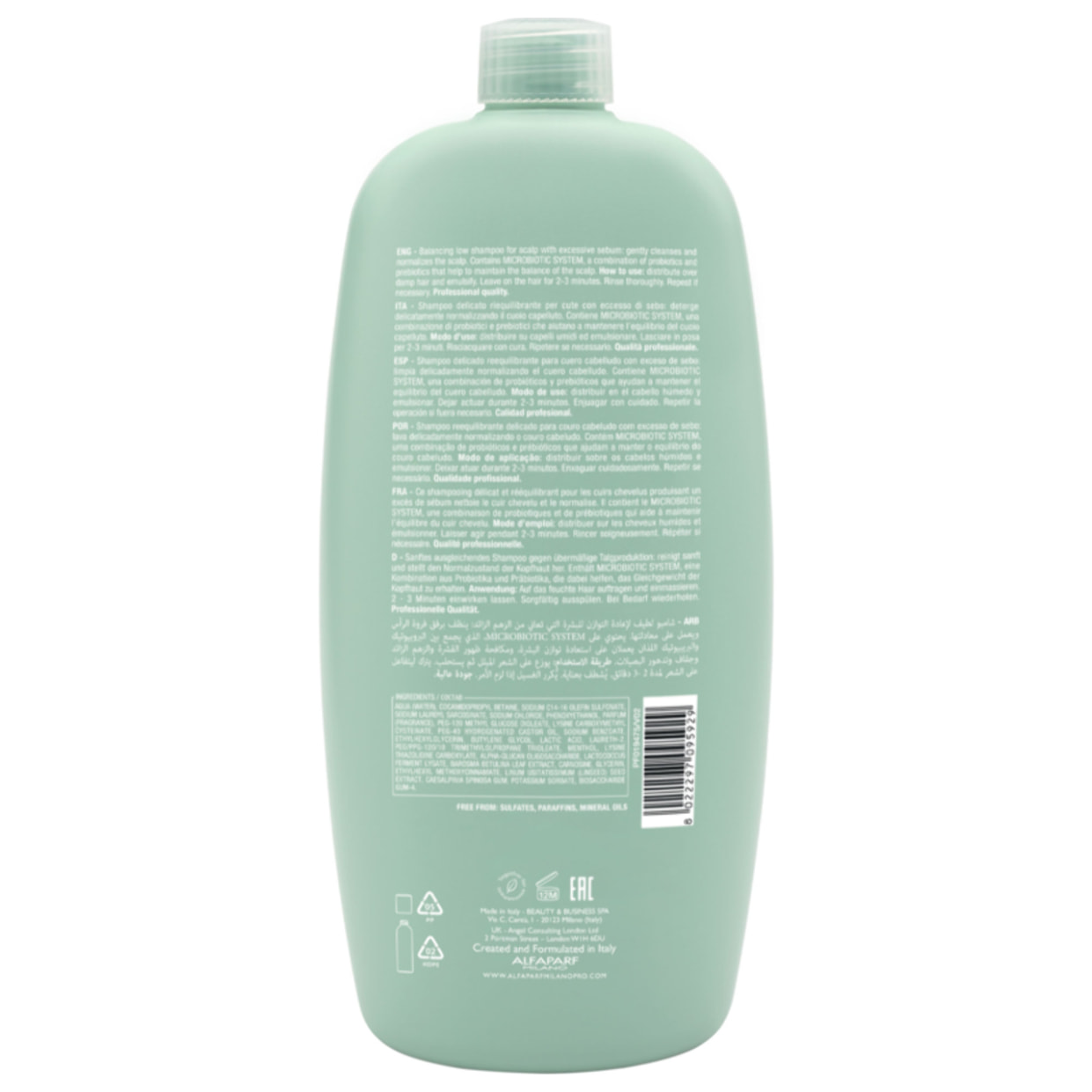ALFAPARF MILANO Semi Di Lino Balancing Low Shampoo 1000ml