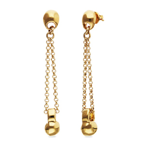 Pendiente GRAVEDAD DORADO U