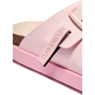 Sandalias de Mujer Cierre Hebilla  en Rosa Vibe Champion