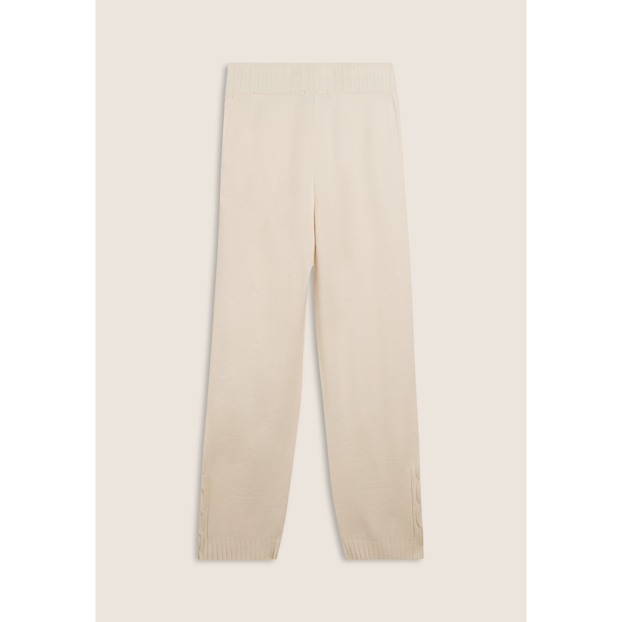 Pantalone donna gamba dritta in tricot