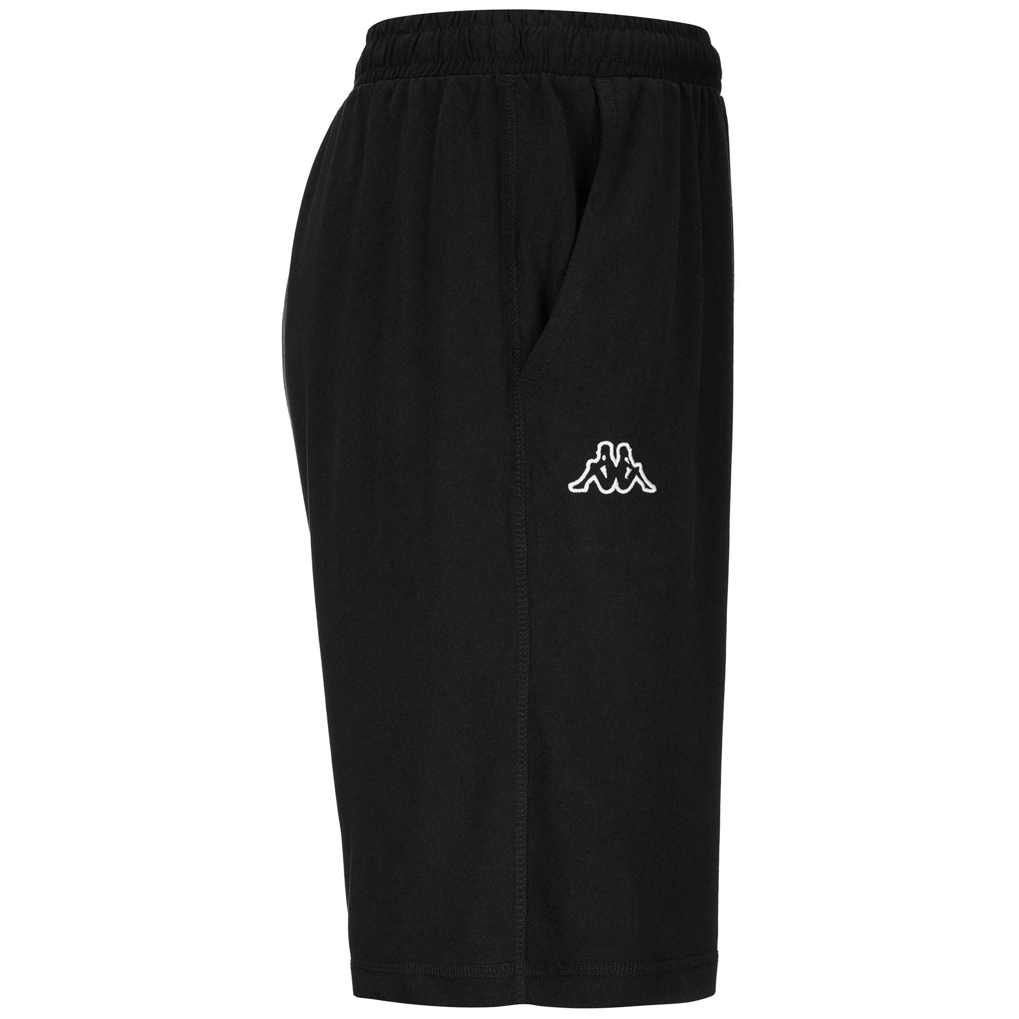 Kappa - Pantaloni Corti Uomo Nero - Logo Ariosto Ry