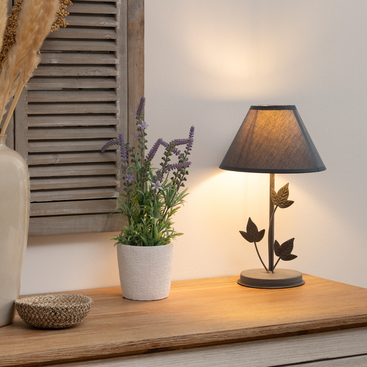 Lampe "Flores" - métal H35 cm