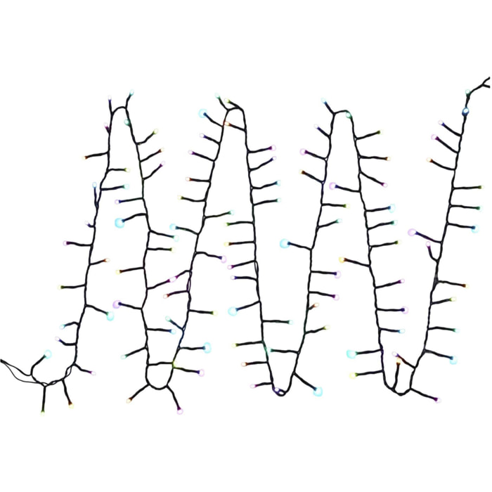 conjunto de luces snake con 396 led rgb con control remoto - 13 metros de longitud