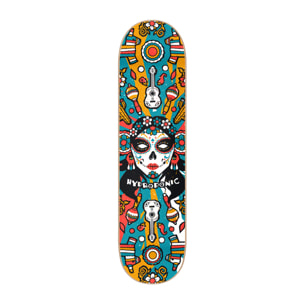 Tabla de skate Hydroponic MEXICAN SKULL 2.0 TURQUOISE CATRINA