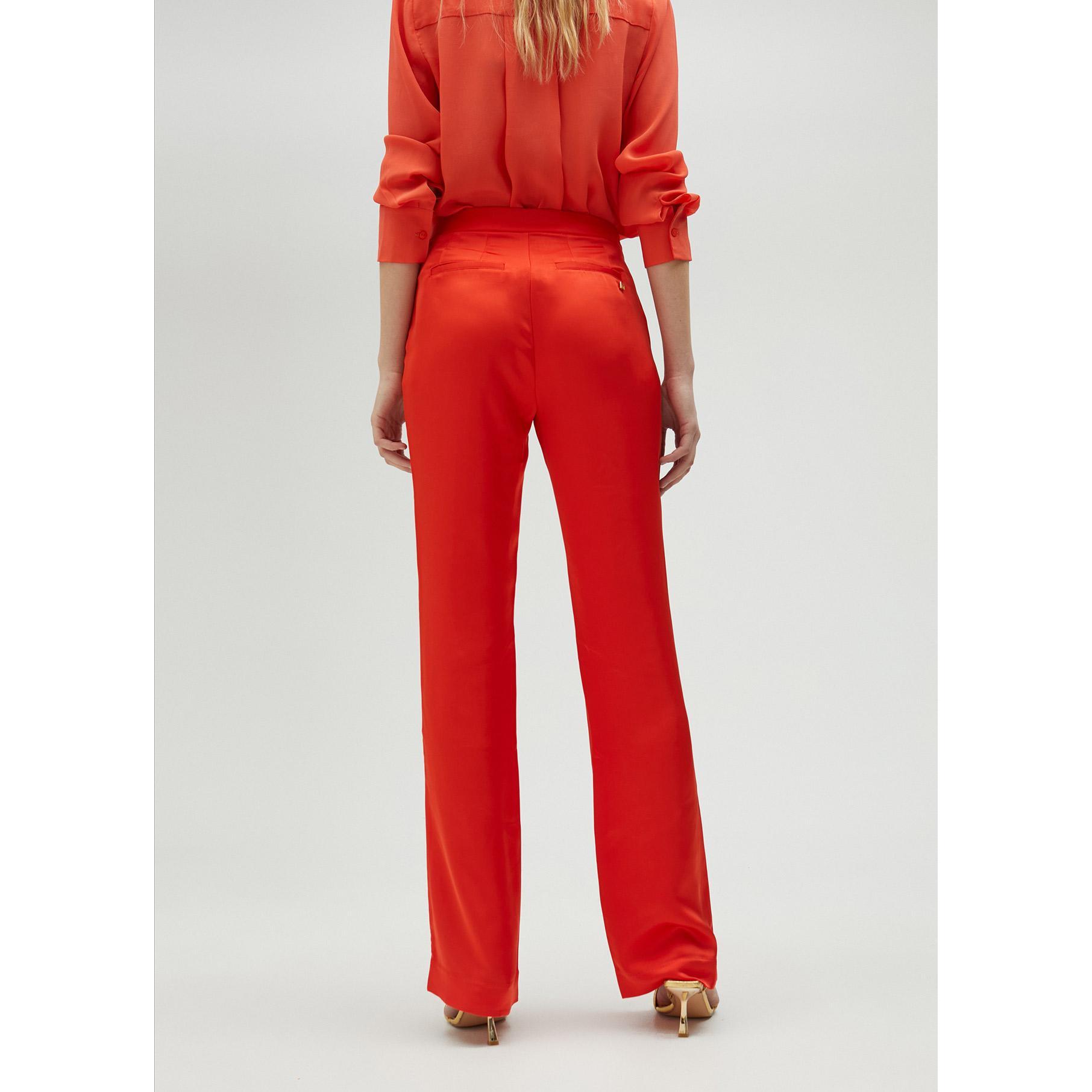 Pantaloni Flare Rossi