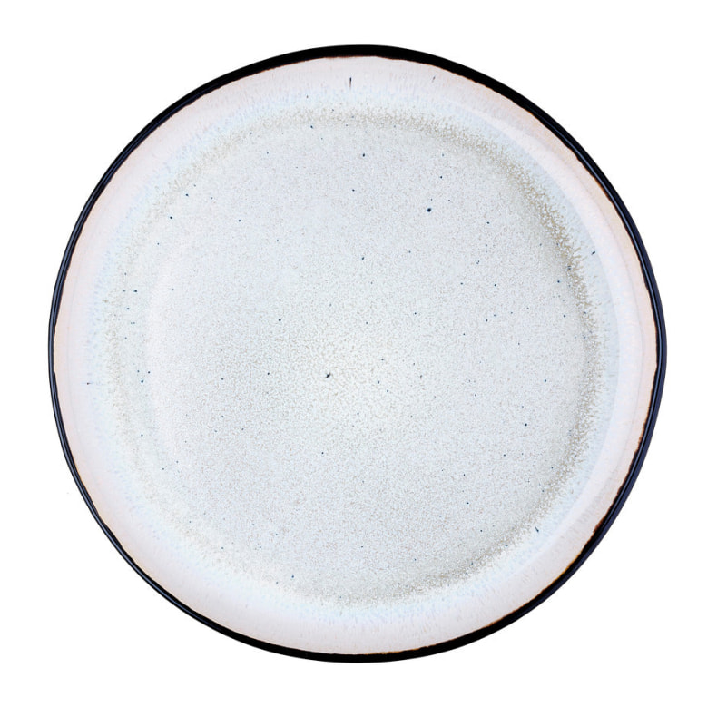 Assiette IRIS Ø26cm - 6 pièces - Blanc ivoire