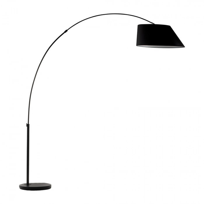 Arc - Lampadaire design : Couleur - Noir.