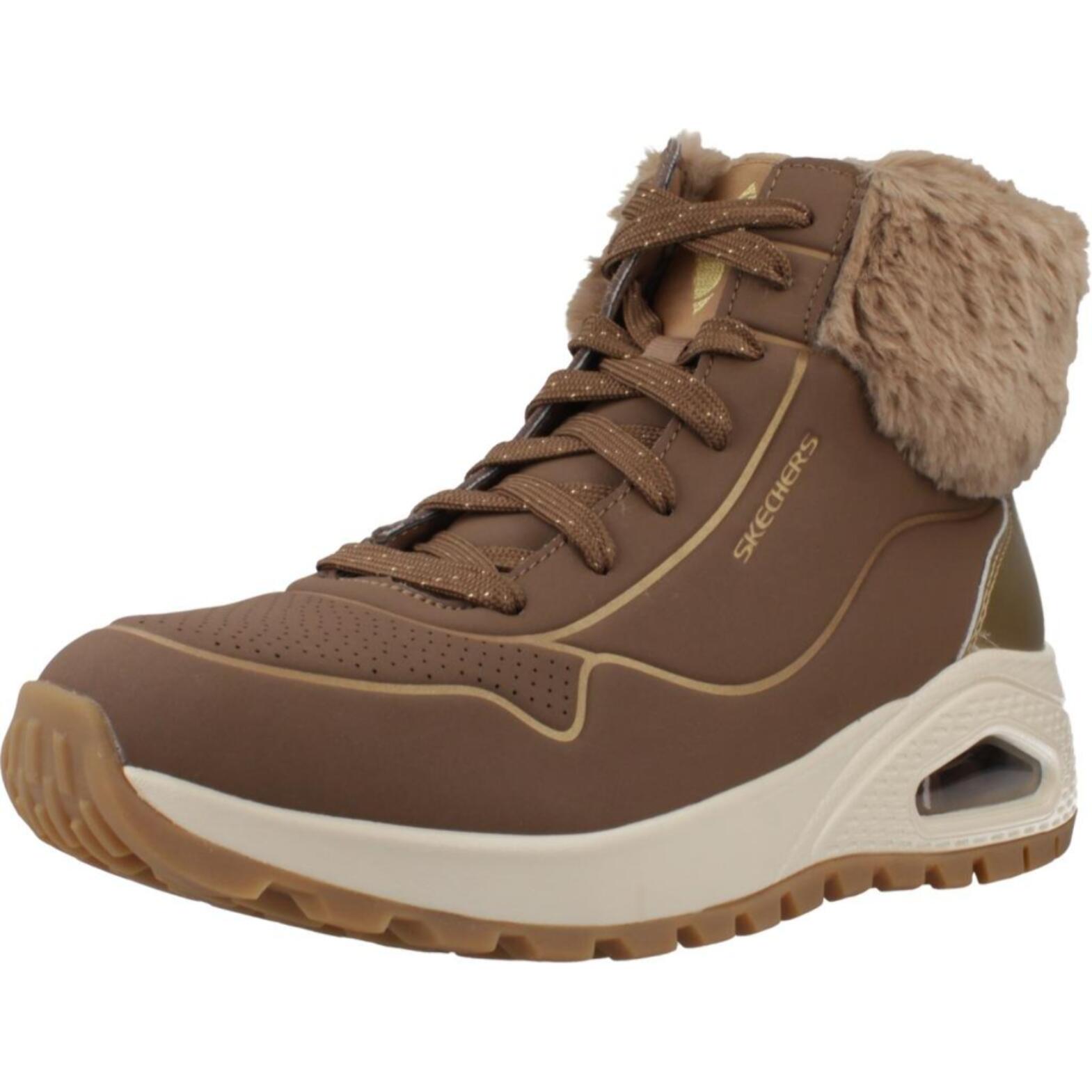 Sneakers De  Mujer Uno Rugged - Fall Sh Marron