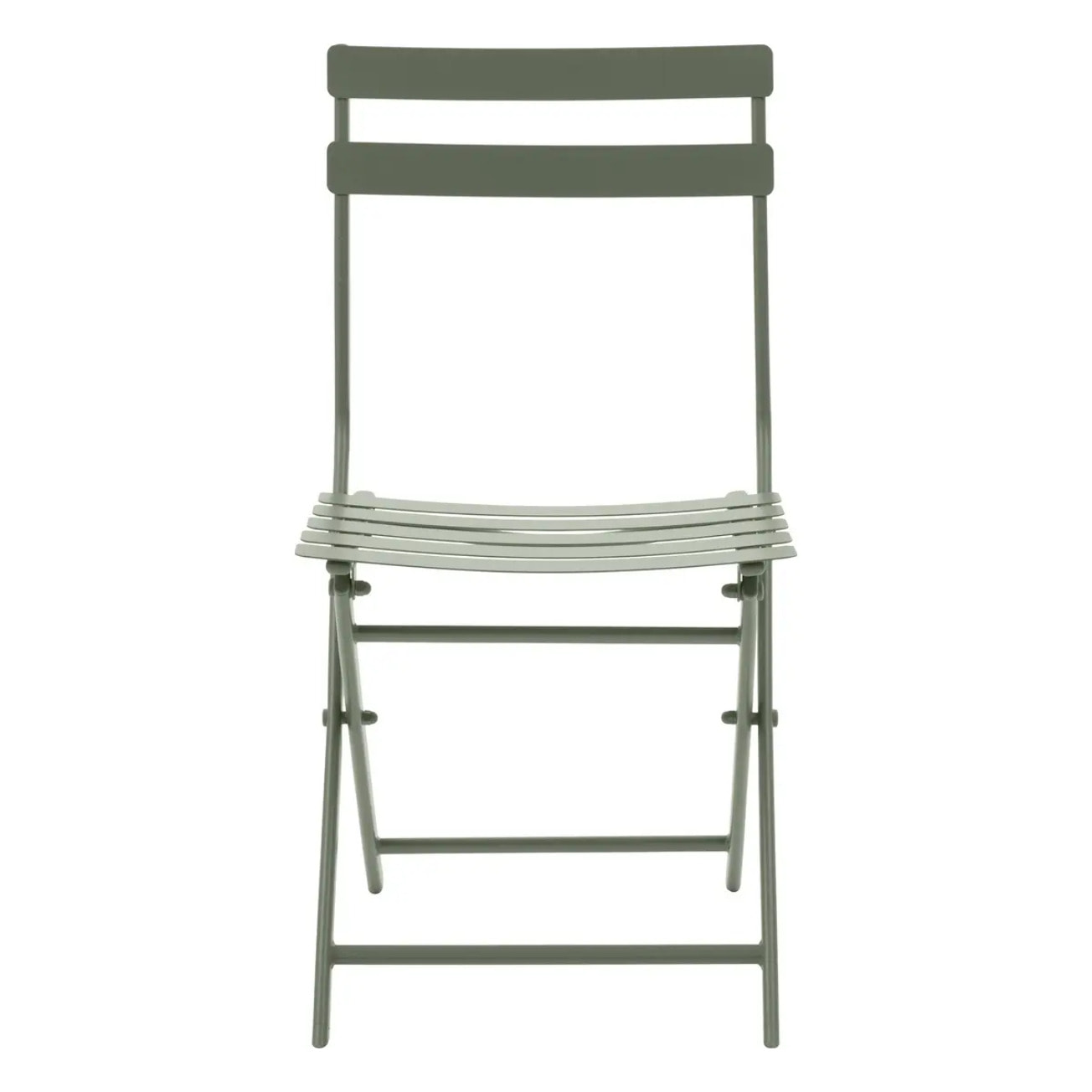 Chaise de jardin pliante "Greensboro" vert laurier acier