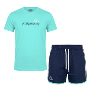 Completo Corto Uomo KAPPA Cotone Jersey