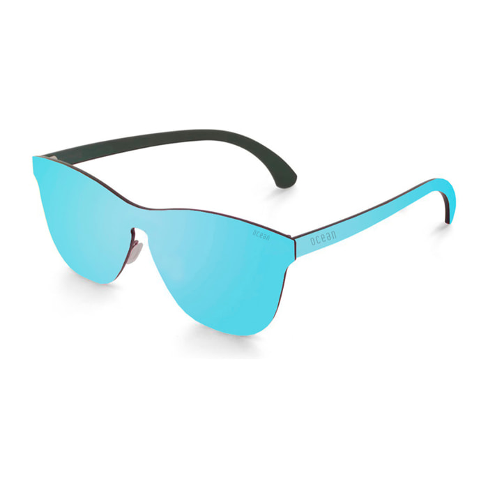 Gafas de sol OCEAN LA MISSION - Plana revo azul cielo con patilla gris
