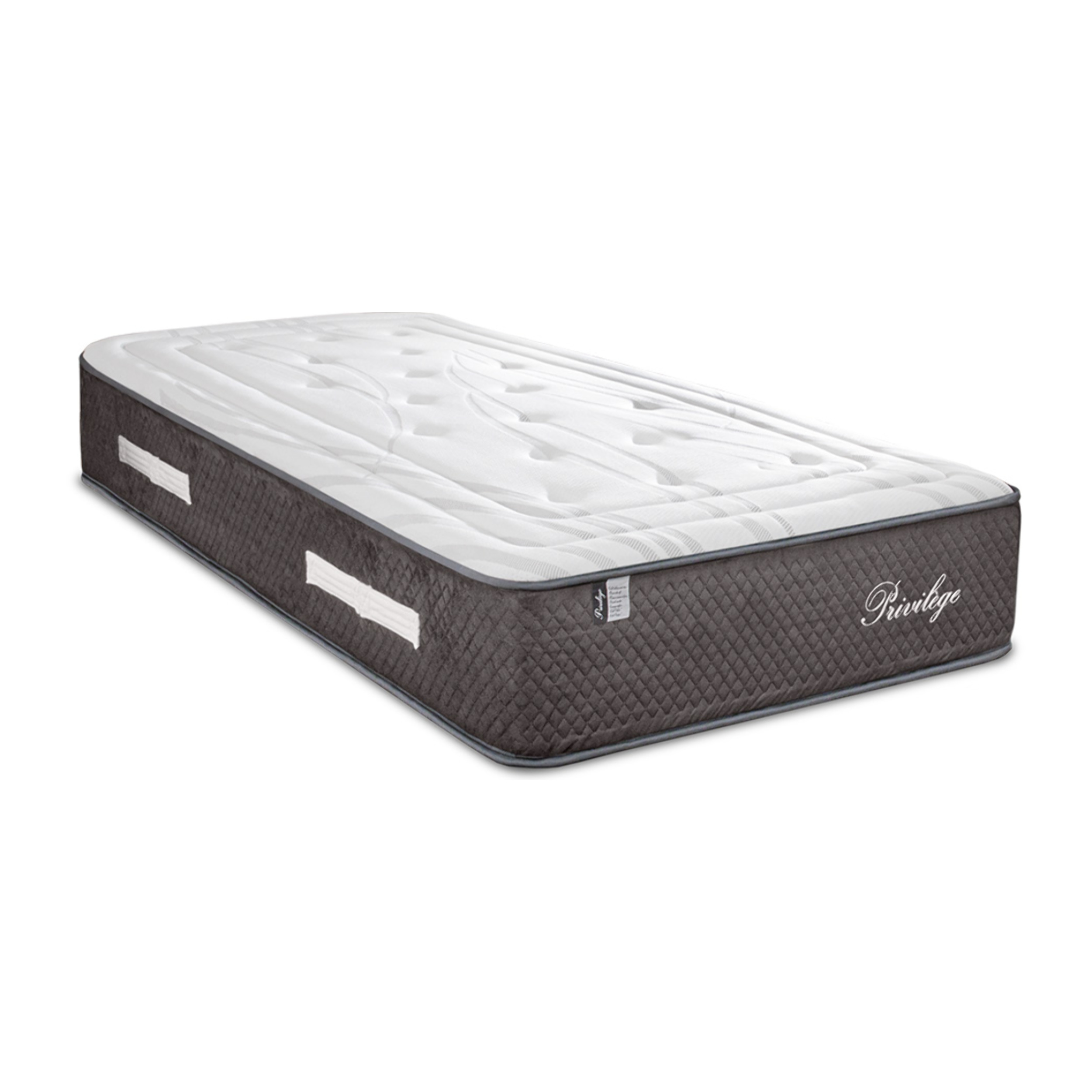 Ensemble Matelas Ressorts ensachés Privilège avec sommier en bois