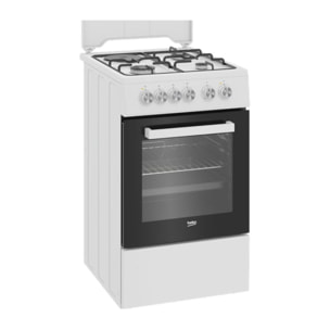 Cuisinière gaz BEKO FSS53011DW