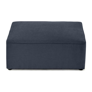 Topaze - pouf - en tissu - Bleu