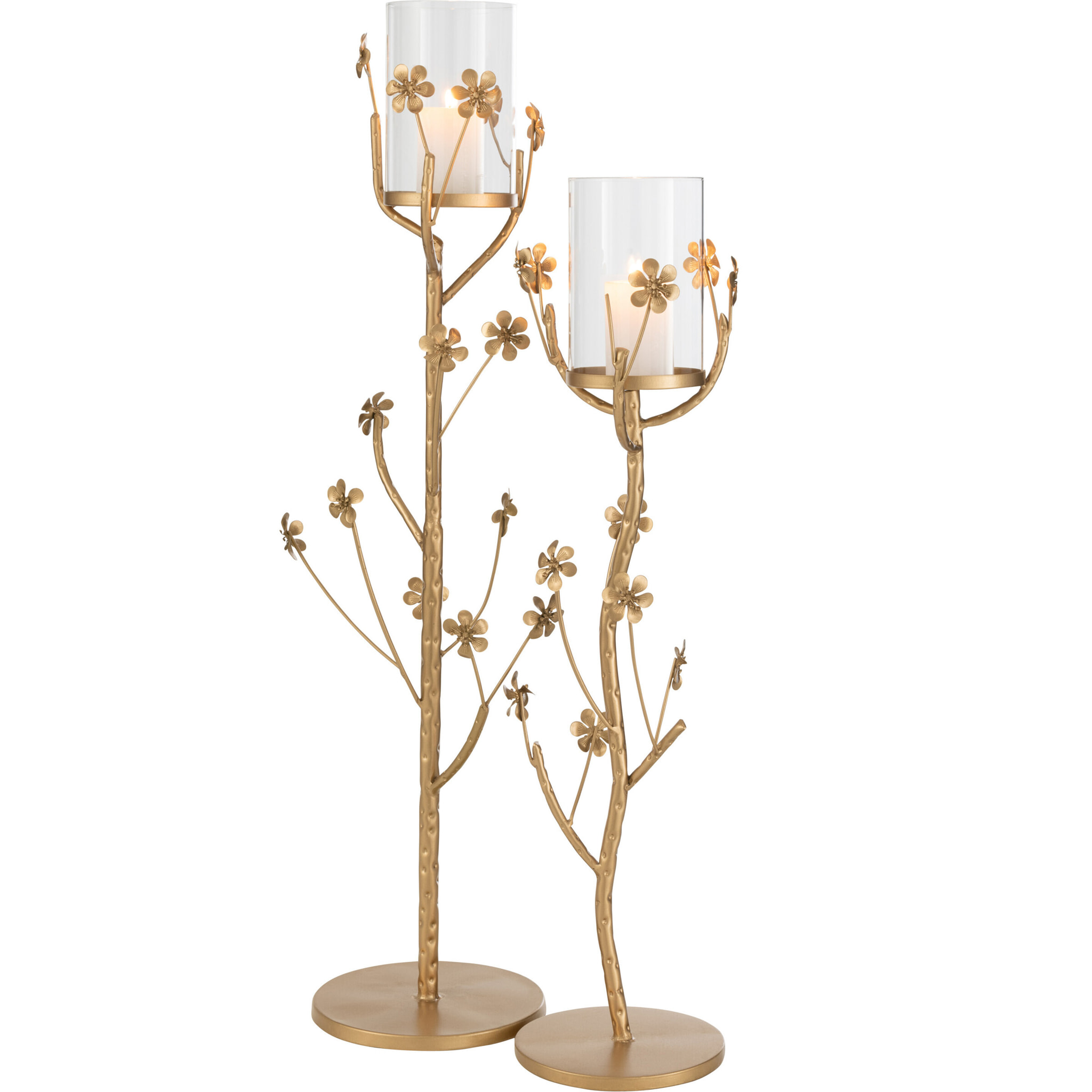 J-Line chandelier Sol - métal - or - large