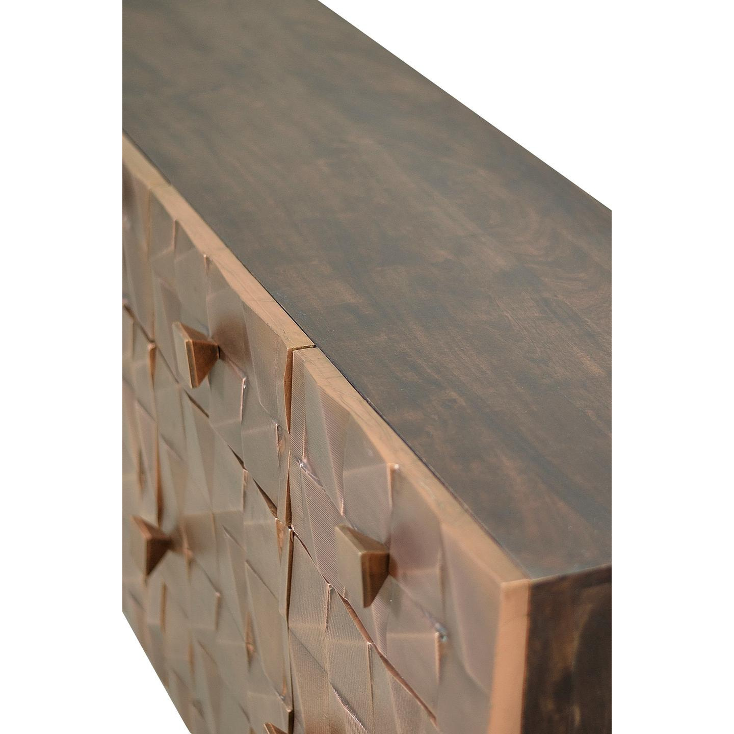 Aparador de Madera de Mango Estilo Rústico Moderno