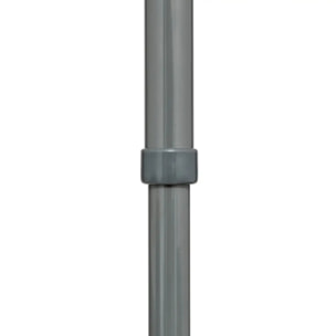 Plumeau orientable avec manche téléscopique gris H135cm