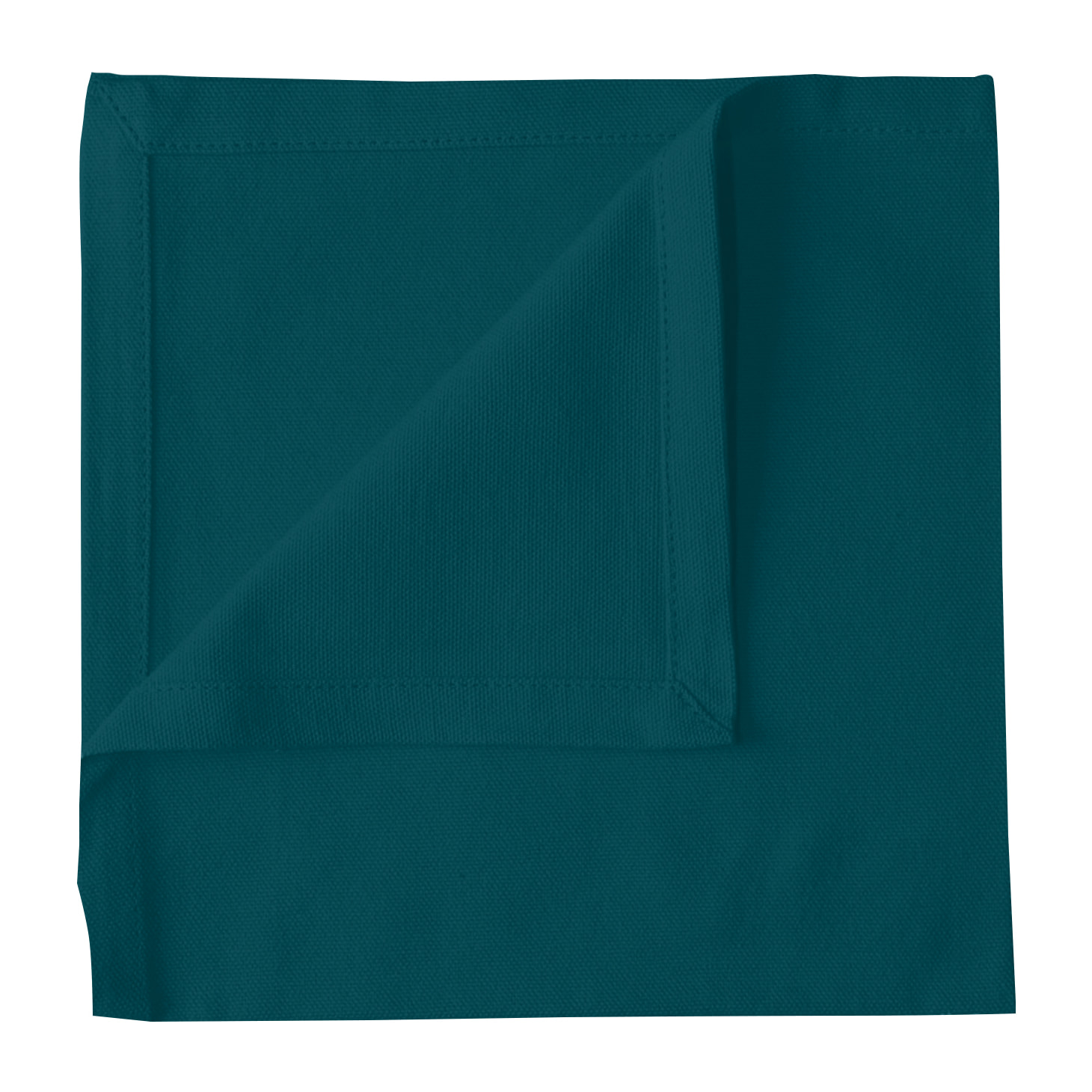 Serviette de table unie et colorée - Vert emeraude