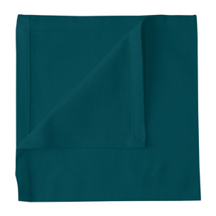 Serviette de table unie et colorée - Vert emeraude