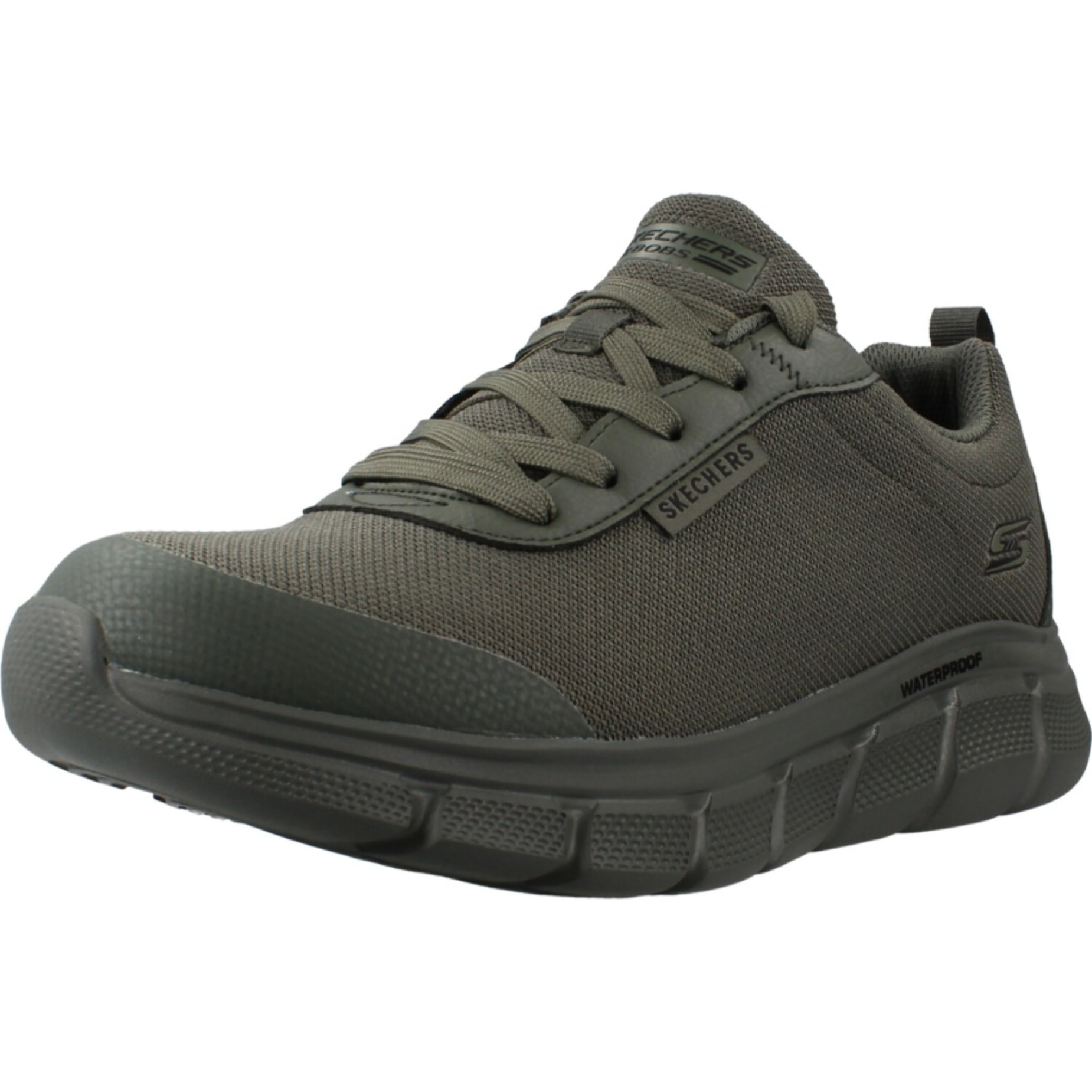 Sneakers De  Hombre Bobs B Flex - Rainy Edge Verde