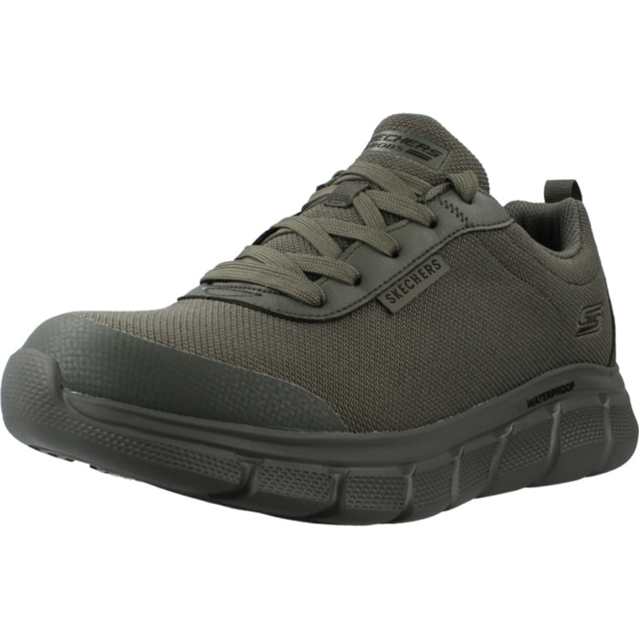 Sneakers De  Hombre Bobs B Flex - Rainy Edge Verde