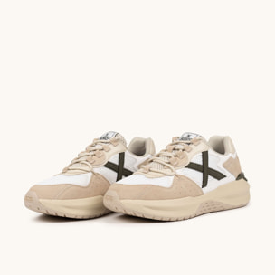 Zapatilla de Silueta Dinámica en Gris y Negro con Suela Técnica MUNICH NEXA 20